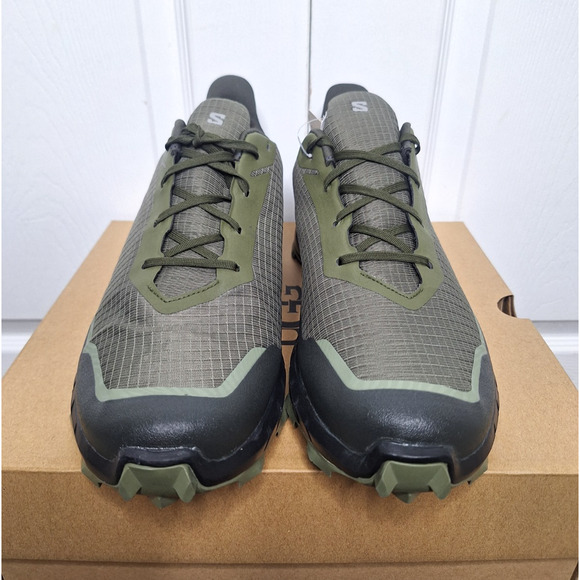 Salomon Alphacross 5 GTX Olive Night Black Deep Lichen Gore-Tex size 13 No Box main image 5